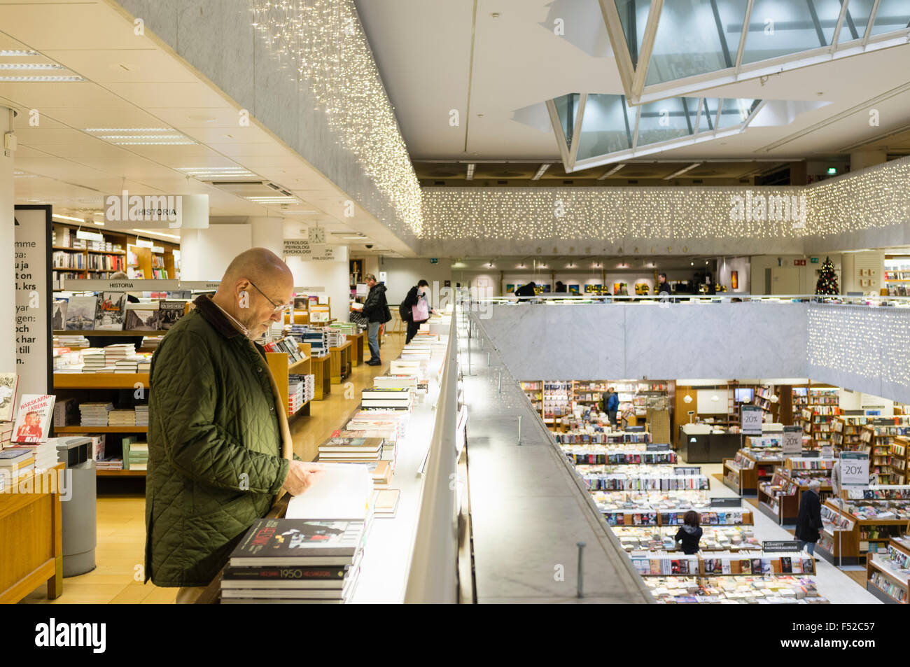 Librairie universitaire 1966 - 1969 conçu par Alvar Aalto. Centralgatan, 1, Helsinki, Finlande Banque D'Images