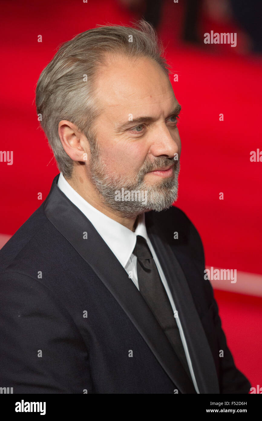 Londres, Royaume-Uni. 26 octobre, 2015. Réalisateur Sam Mendes. CTBF Royal Film Performance, première mondiale du nouveau film de James Bond '29 special' au Royal Albert Hall. Crédit : Images éclatantes/Alamy Live News Banque D'Images