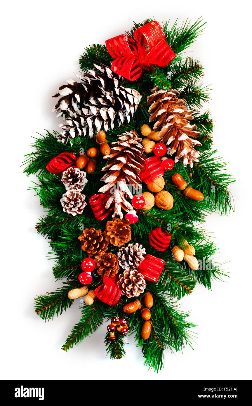 Couronne de Noël Banque D'Images