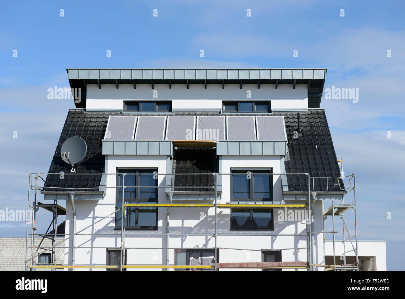 Juste avant la finition recto verso, l'Allemagne, en Rhénanie du Nord-Westphalie, Dormagen Banque D'Images