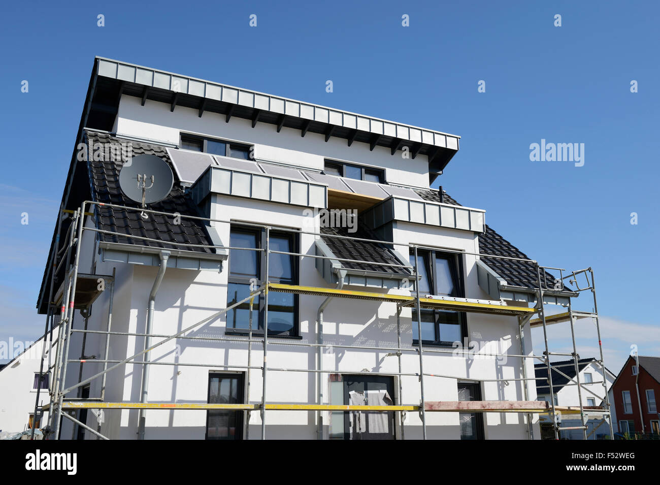 Juste avant la finition recto verso, l'Allemagne, en Rhénanie du Nord-Westphalie, Dormagen Banque D'Images