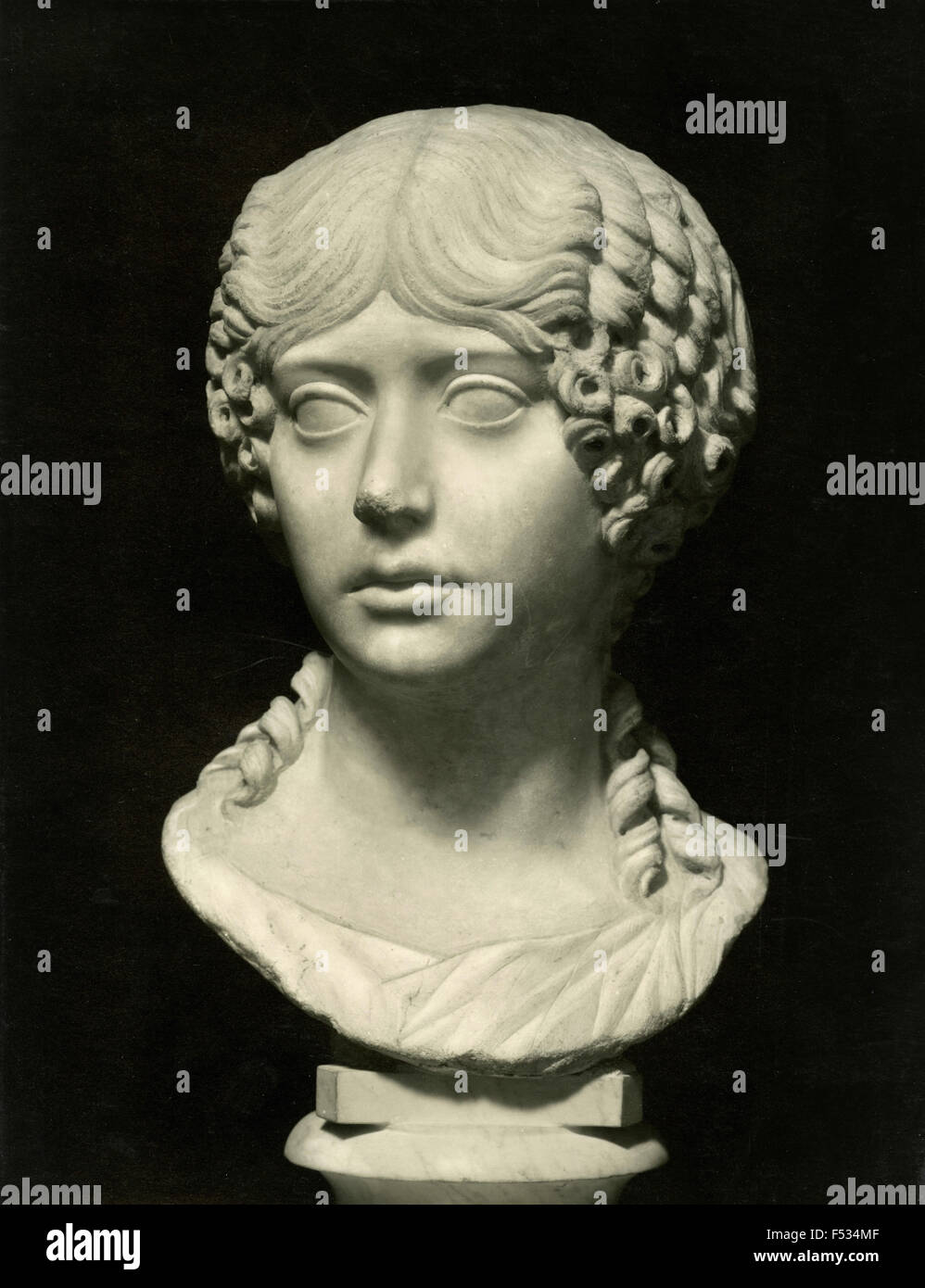 La sculpture romaine , Italie Banque D'Images