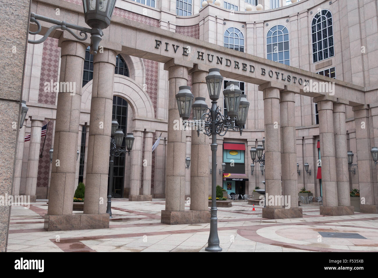 500 Boylston Street Boston Banque D'Images