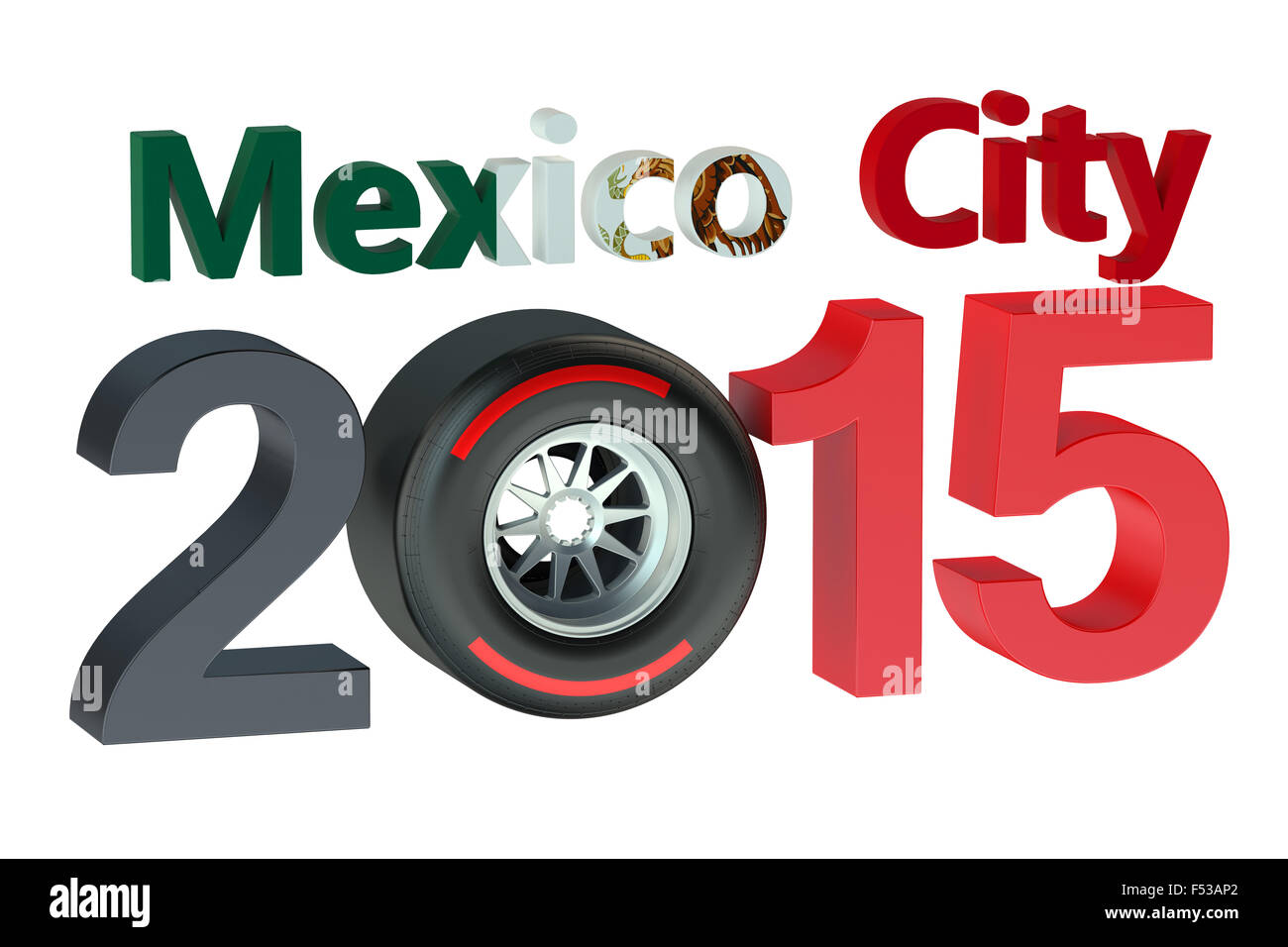 F1 Grand Prix de Formule 1 de la ville de Mexico 2015 Banque D'Images