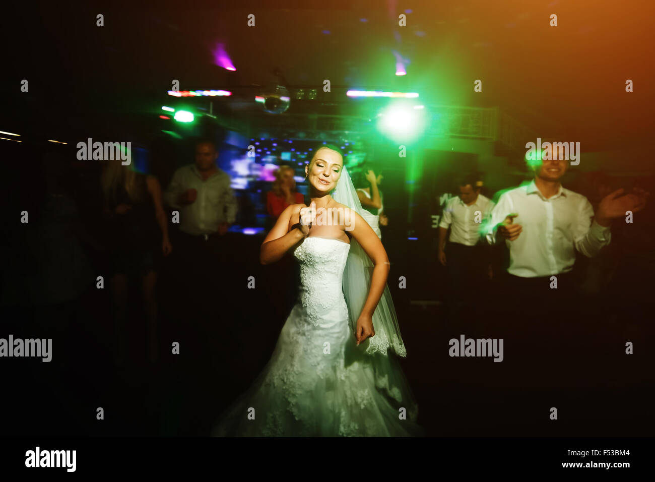 Beautiful wedding dance Banque D'Images