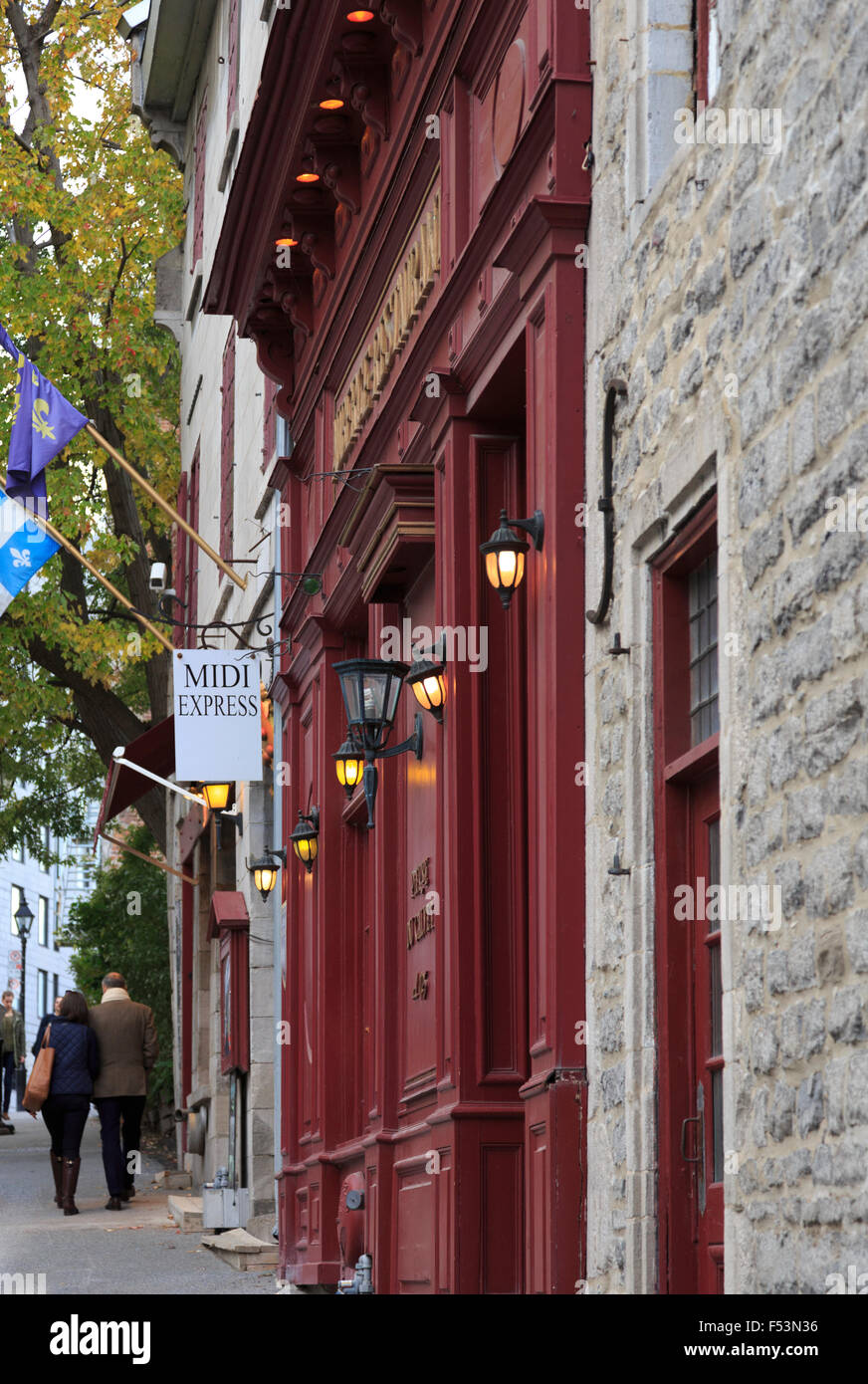Le vieux Montréal, Québec, Canada Banque D'Images