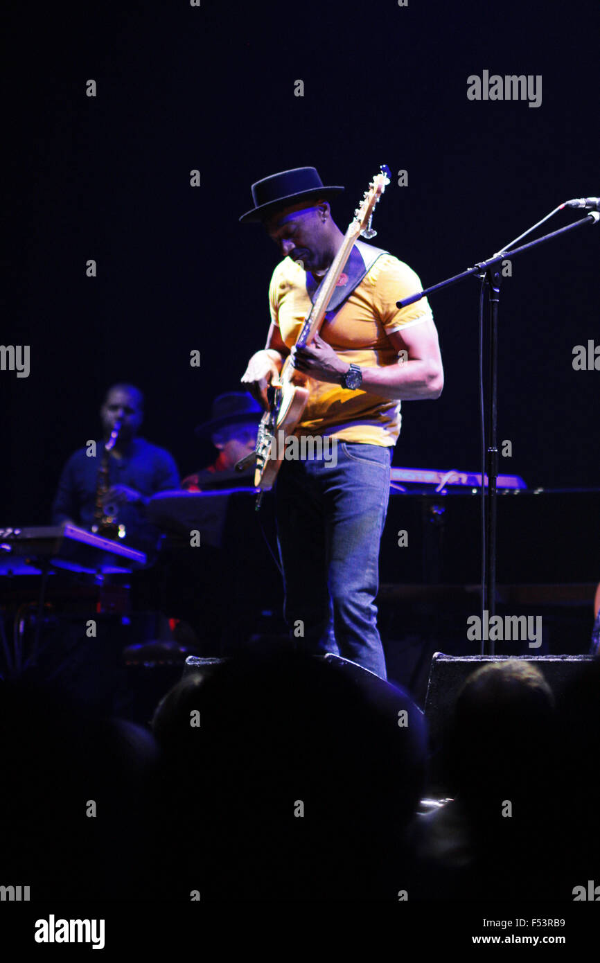 Marcus Miller Jazz Concert au Barbican à Londres, Royaume-Uni Banque D'Images