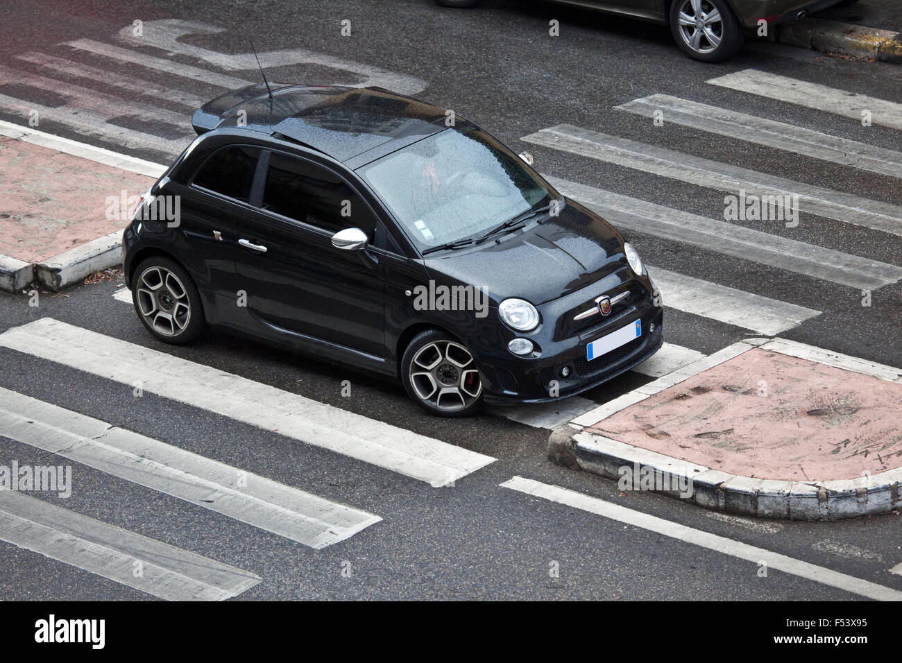 Parking très mauvais Banque D'Images