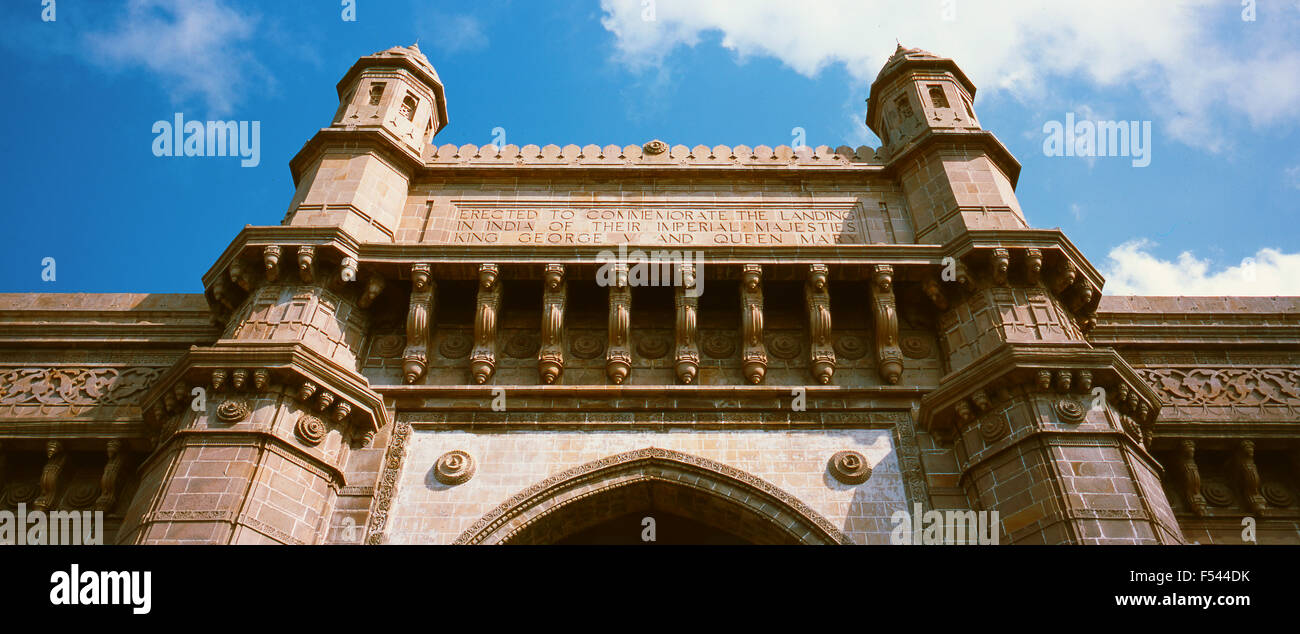 Gateway of India, Mumbai. vue panoramique. Banque D'Images