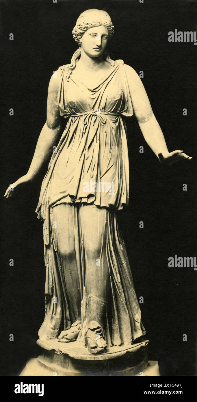 Statue de Diana voir Endymion , Musée du Vatican Banque D'Images