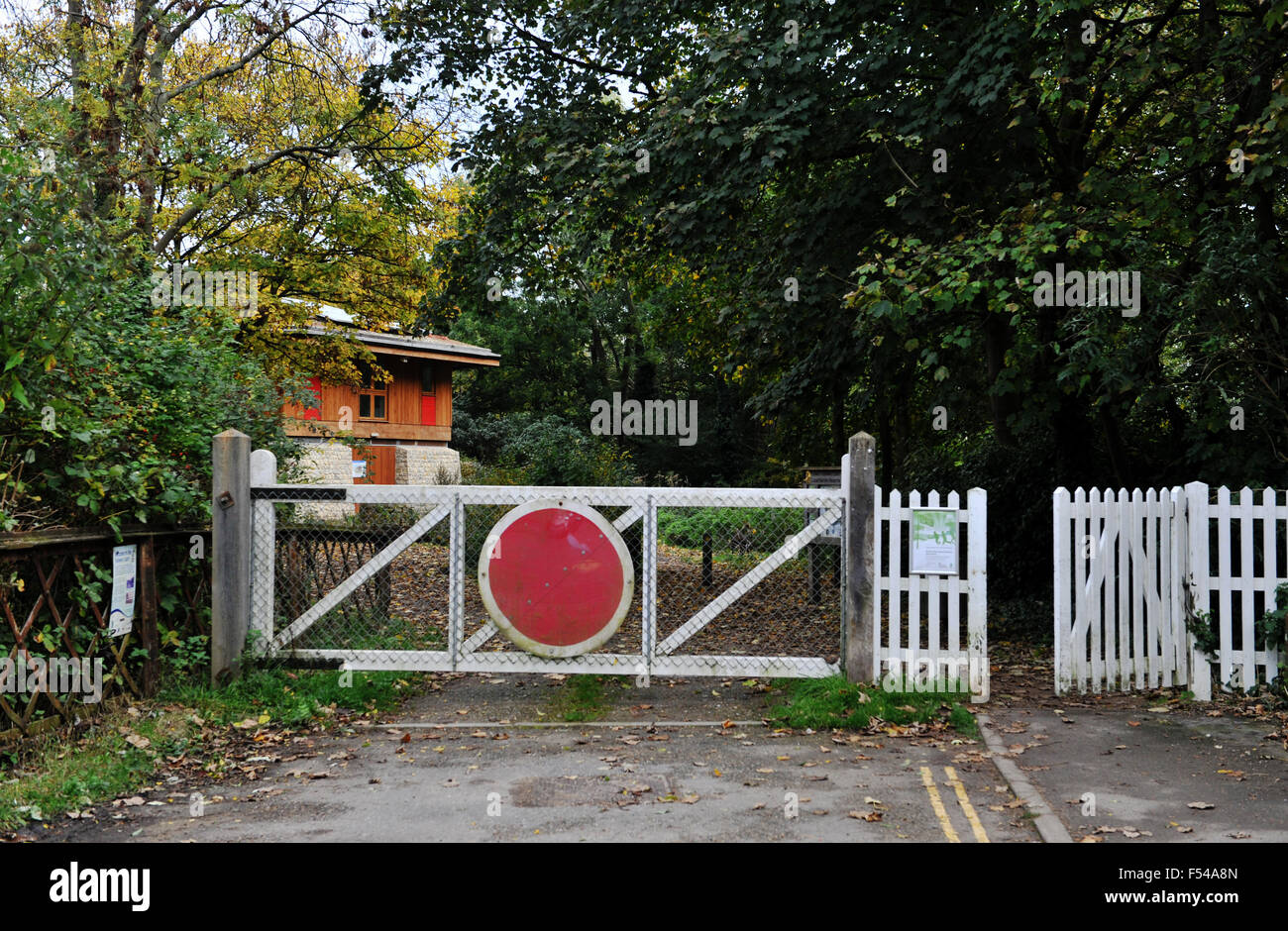 La gare de Lewes primé la terre La Réserve naturelle locale East Sussex UK Banque D'Images