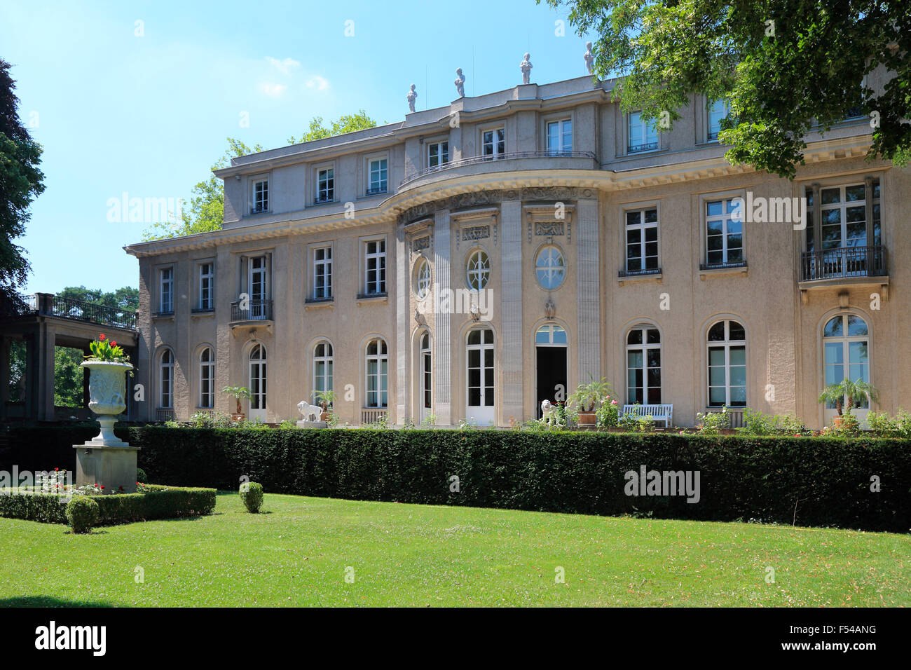 Berlin Zehlendorf Chambre de conférence de Wannsee Memorial et Site éducatif Banque D'Images