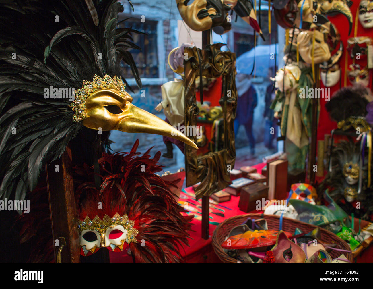 Masque Masque en boutique, Venise, Italie Banque D'Images