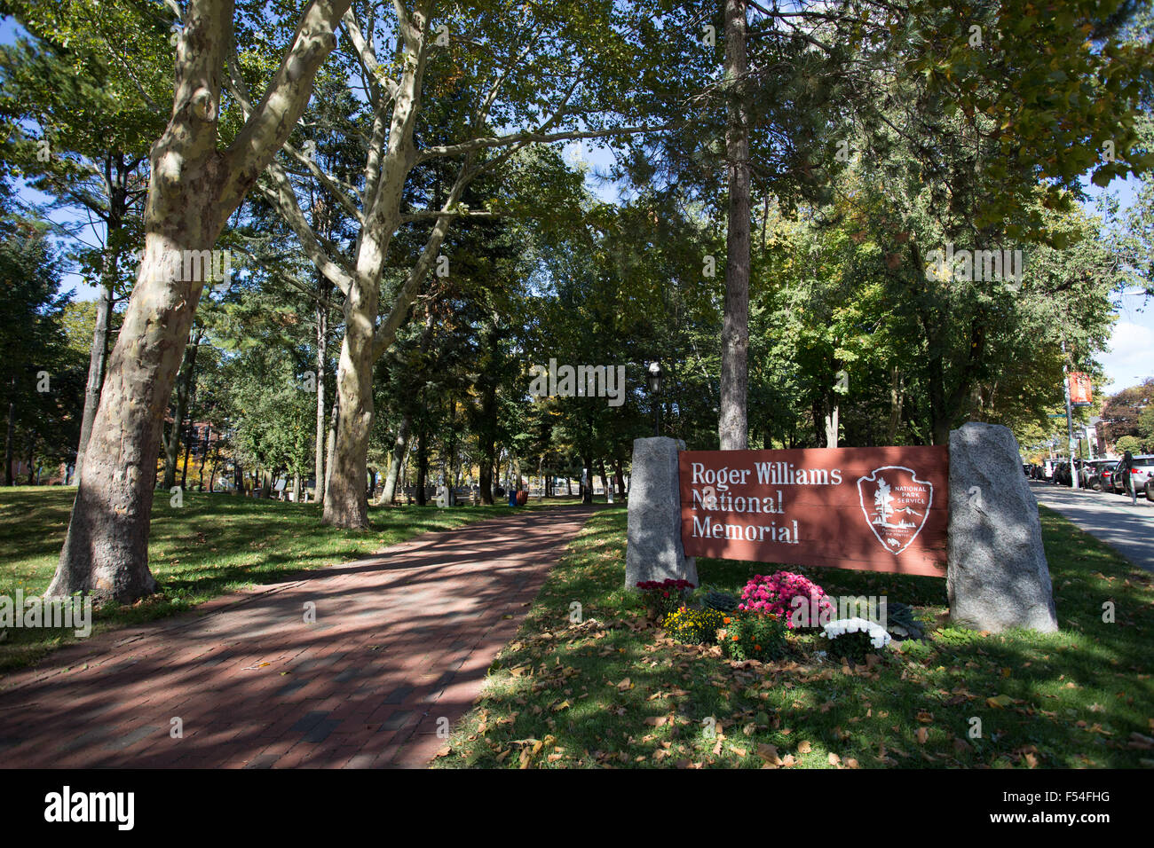 Roger Williams national memorial providence Rhode island Banque D'Images