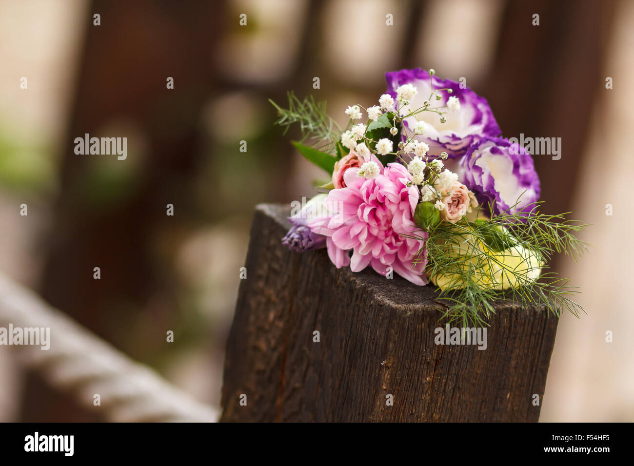 Beau mariage bouquet de fleurs Banque D'Images