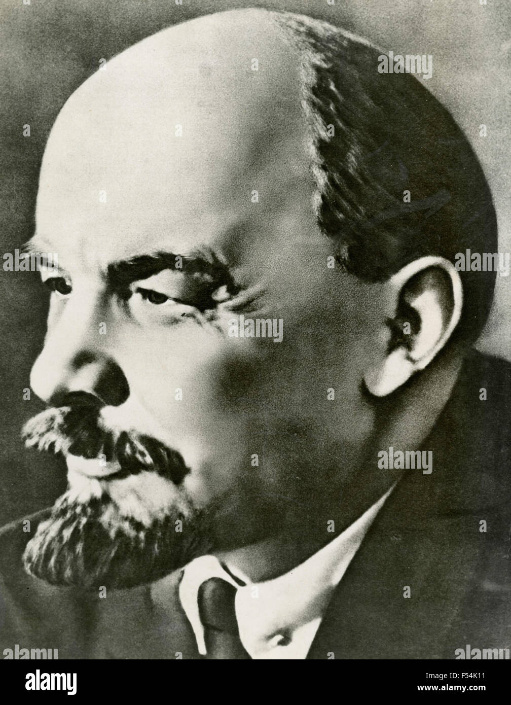 Portrait de Vladimir Ilitch Oulianov dit Lénine, homme politique russe Banque D'Images