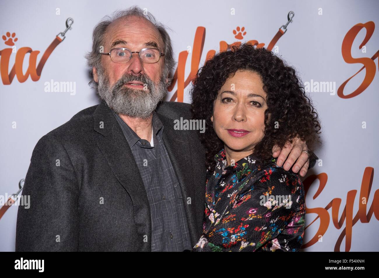 New York, NY, USA. 27 Oct, 2015. Daniel Sullivan, Mimi Lieber présents pour SYLVIA Soirée d'ouverture sur Broadway, le Cort Theatre, New York, NY, le 27 octobre 2015. Crédit : Steven Ferdman/Everett Collection/Alamy Live News Banque D'Images