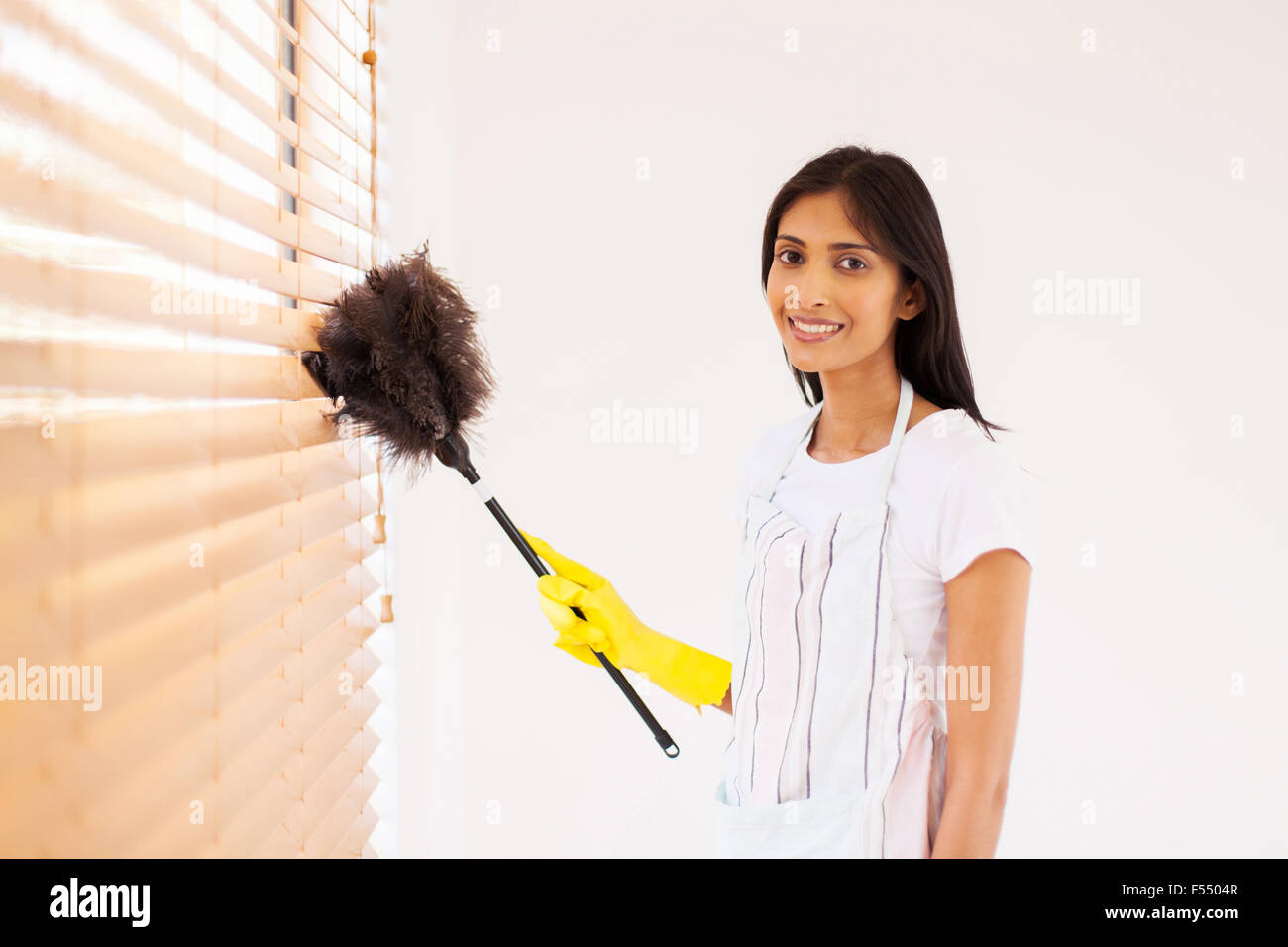 Feather duster cleaning Banque de photographies et d'images à haute  résolution - Alamy