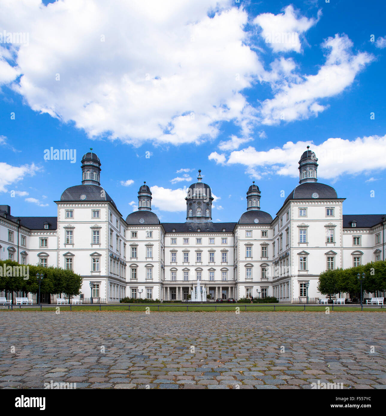 Europa, Deutschland, Nordrhein-Westfalen, région du Bergisches Land, à Bensberg, Grandhotel Schloss Bensberg. Banque D'Images