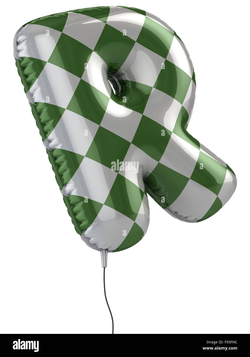Lettre R balloon 3d illustration Banque D'Images