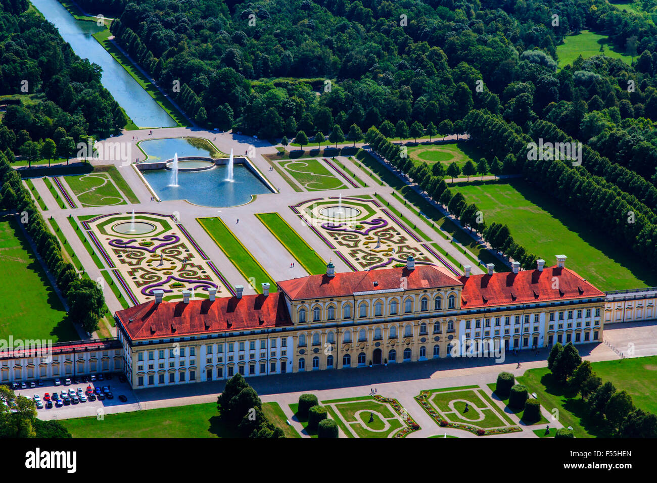 Allemagne, Bavière, Oberschleißheim, château château de Schleissheim, New Castle Banque D'Images