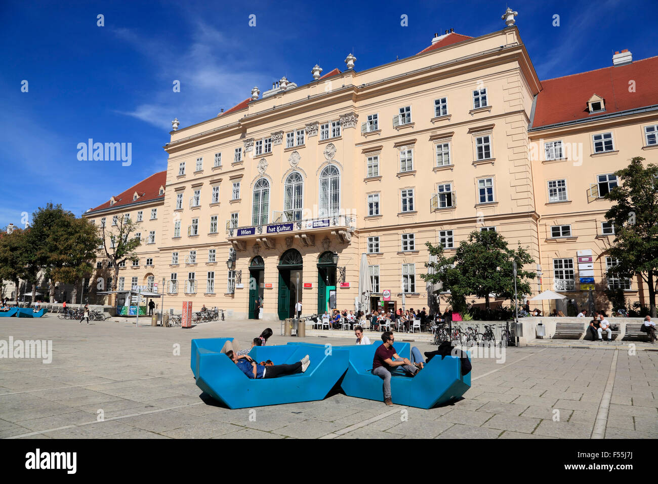 Quartier des musées, Vienne, Autriche, Europe Banque D'Images