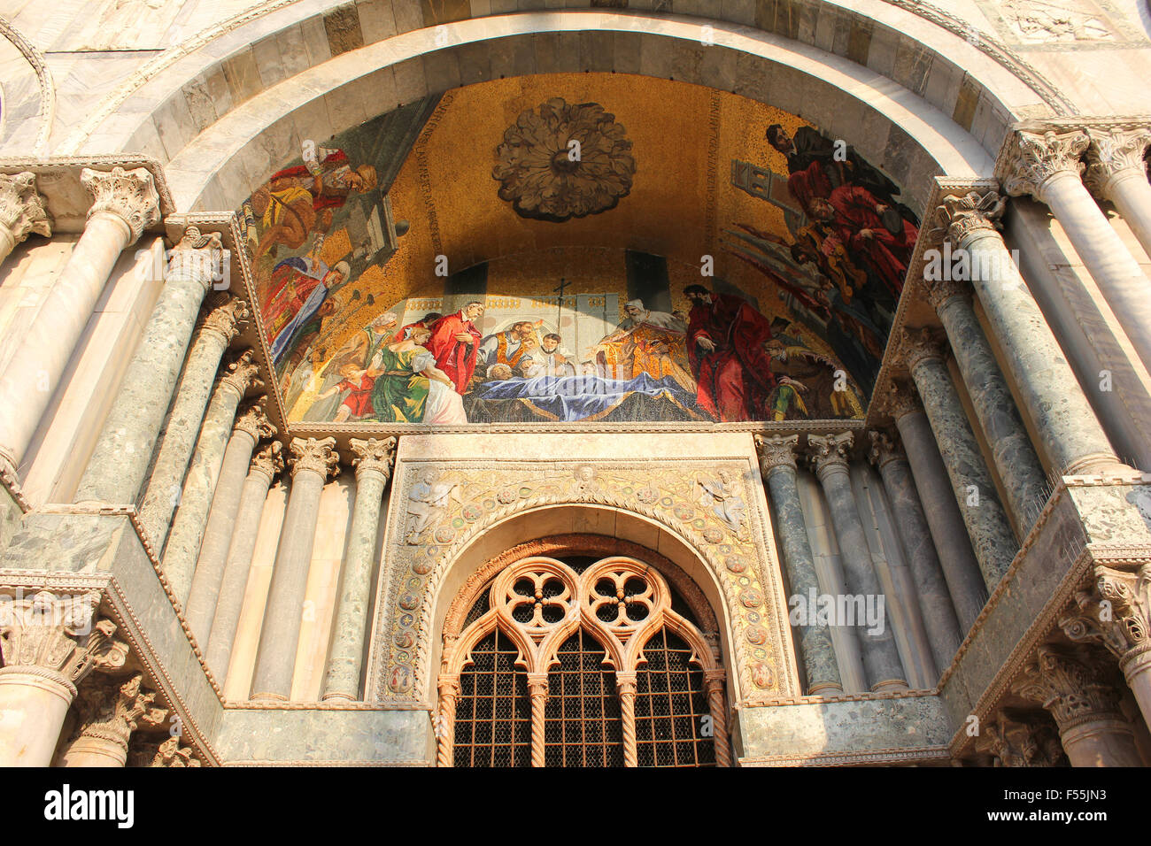 Italie Venise Venito Basilica di San Marco Zoe Baker Banque D'Images