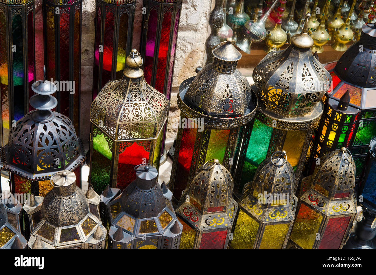 Au Vieux marché Dubaï Ghubaiba Banque D'Images