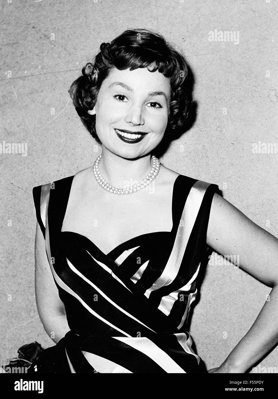 Anneliese Rothenberger, Deutsche Opernsängerin Deutschland 1950er Jahre. La chanteuse d'opéra allemande Anneliese Rothenberger, l'Allemagne des années 1950. Banque D'Images
