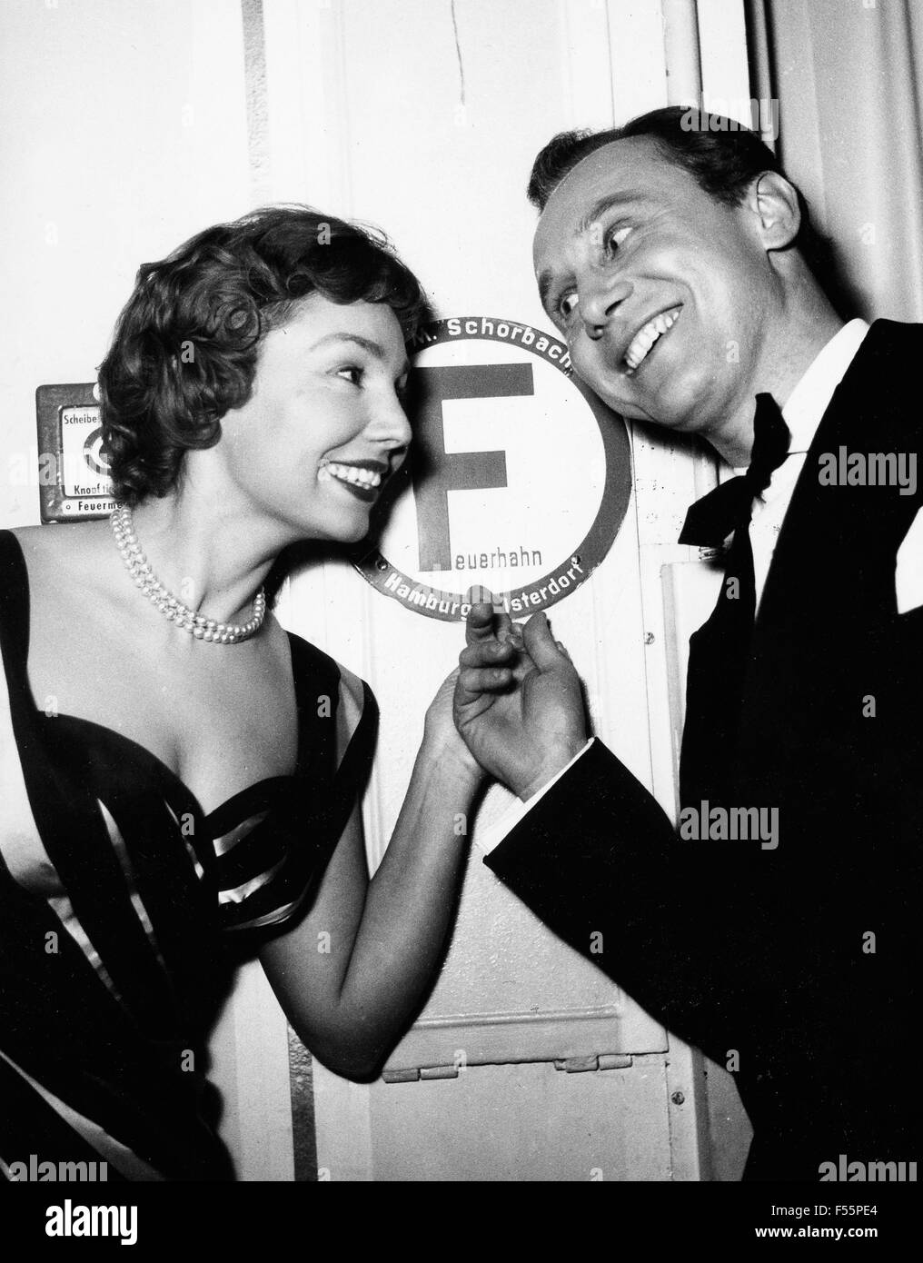 Anneliese Rothenberger, Deutsche Opernsängerin Deutschland 1950er Jahre. La chanteuse d'opéra allemande Anneliese Rothenberger, l'Allemagne des années 1950. Banque D'Images