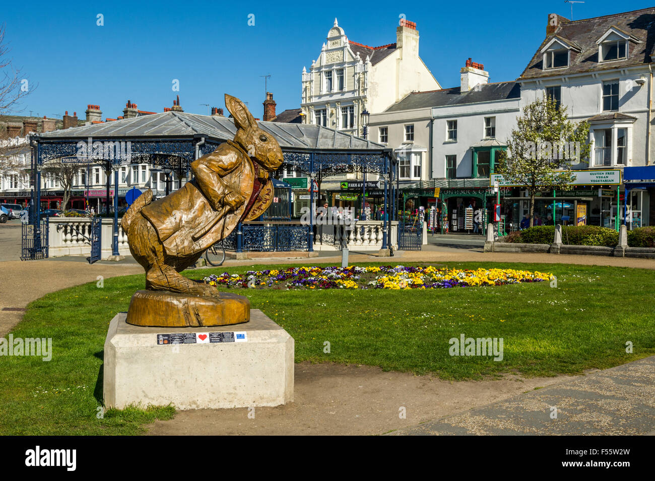 Les toilettes publiques, Llandudno, au Pays de Galles Banque D'Images