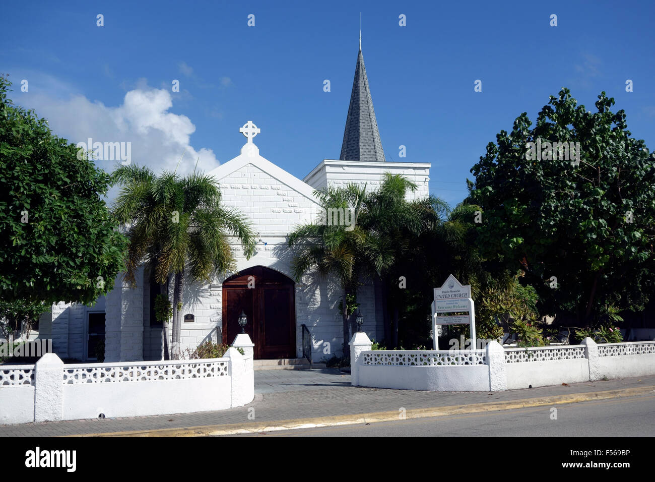 Elmslie Memorial United Church à George Town, Grand Cayman, Cayman Islands, Caribbean Banque D'Images