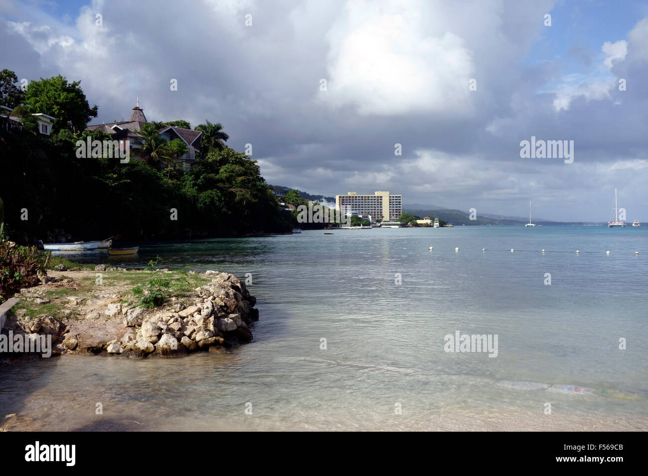 Mahogany Beach, Ocho Rios, Jamaïque, Caraïbes Banque D'Images