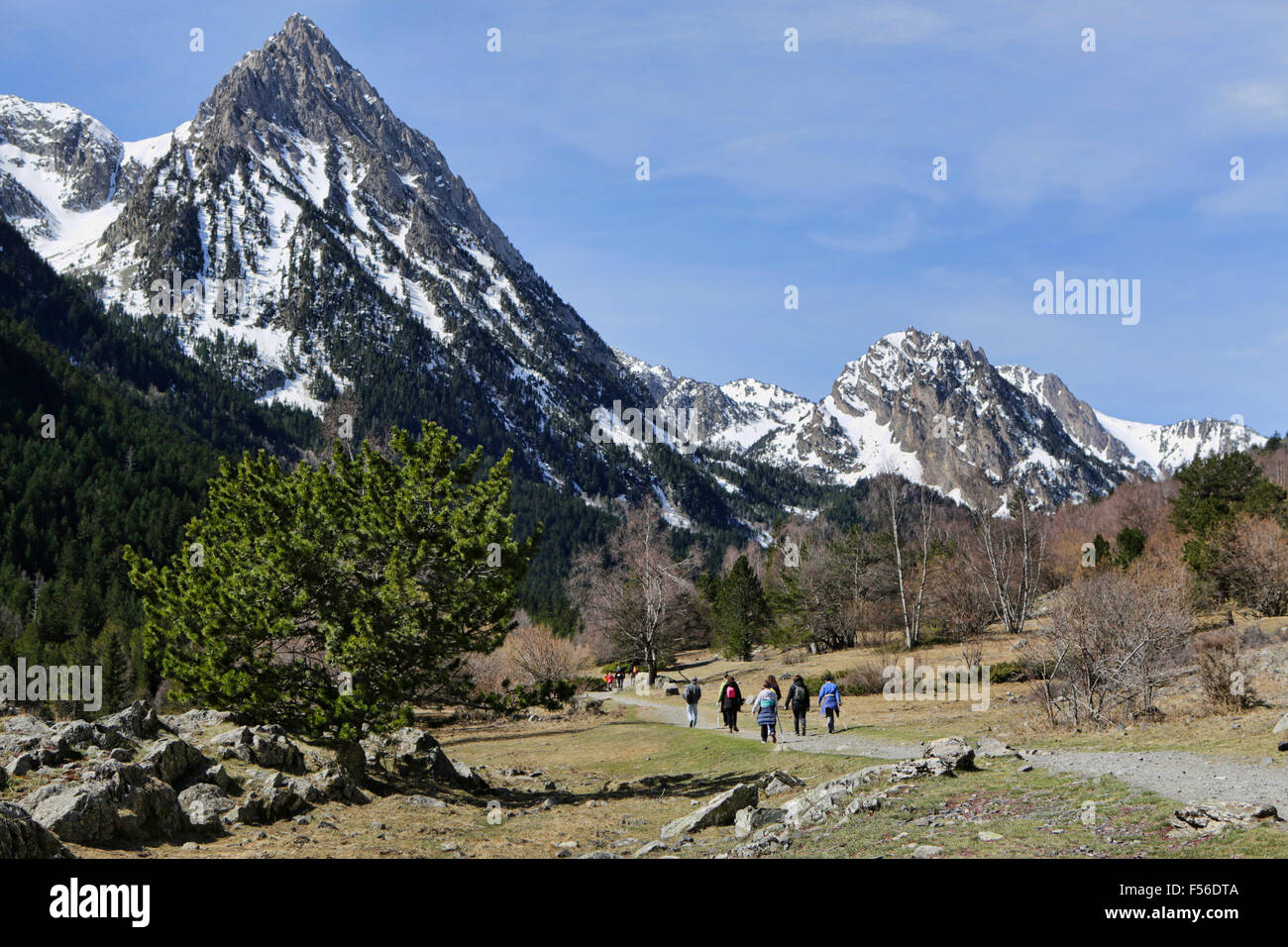 Parc national d'Aiguestortes dans les Pyrénées espagnoles dans la province de Lleida Banque D'Images