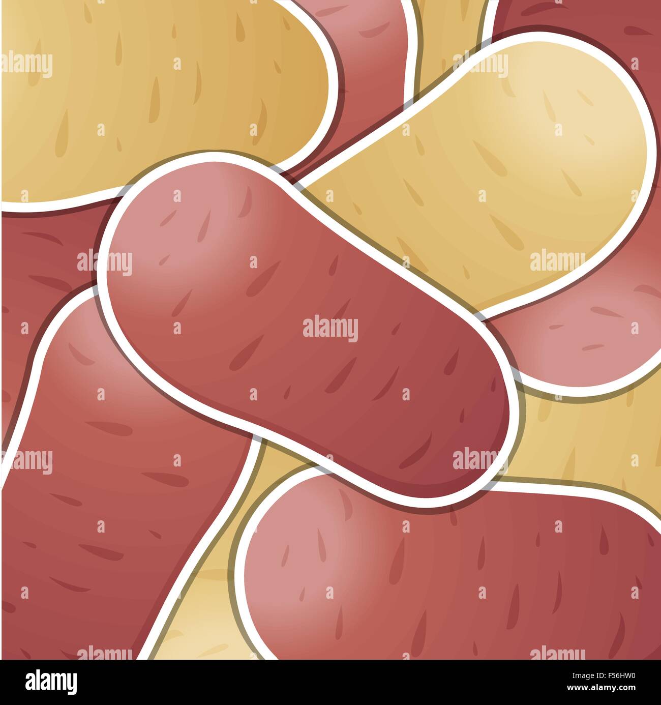 Pulpe de pomme de terre Banque d'images vectorielles Alamy