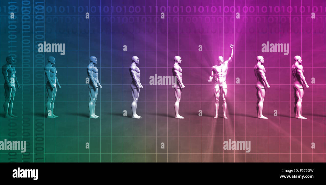 La découverte de la science et de la santé au moyen de la technologie des objectifs Banque D'Images