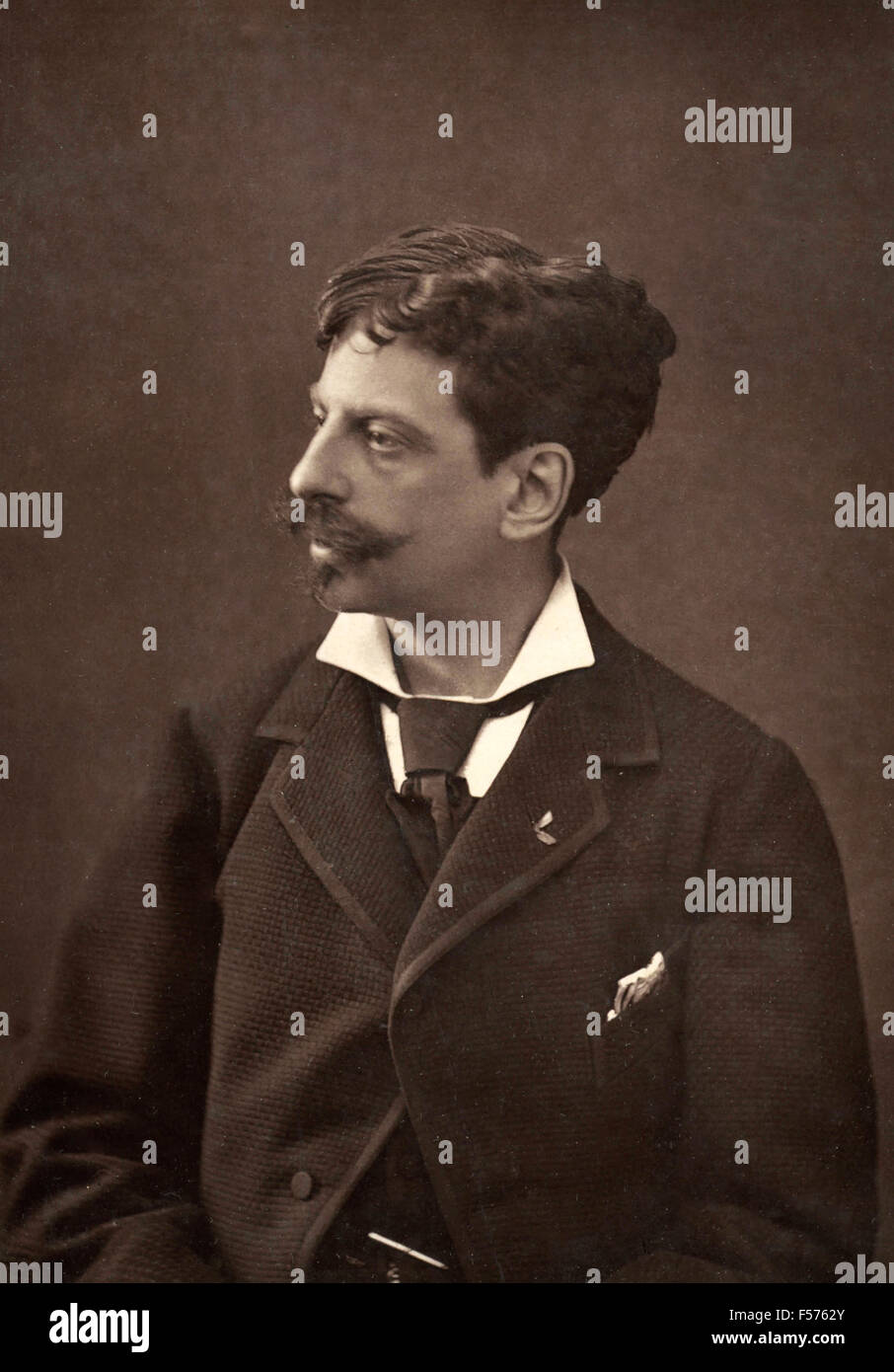 Le peintre français Alphonse de Neuville Banque D'Images