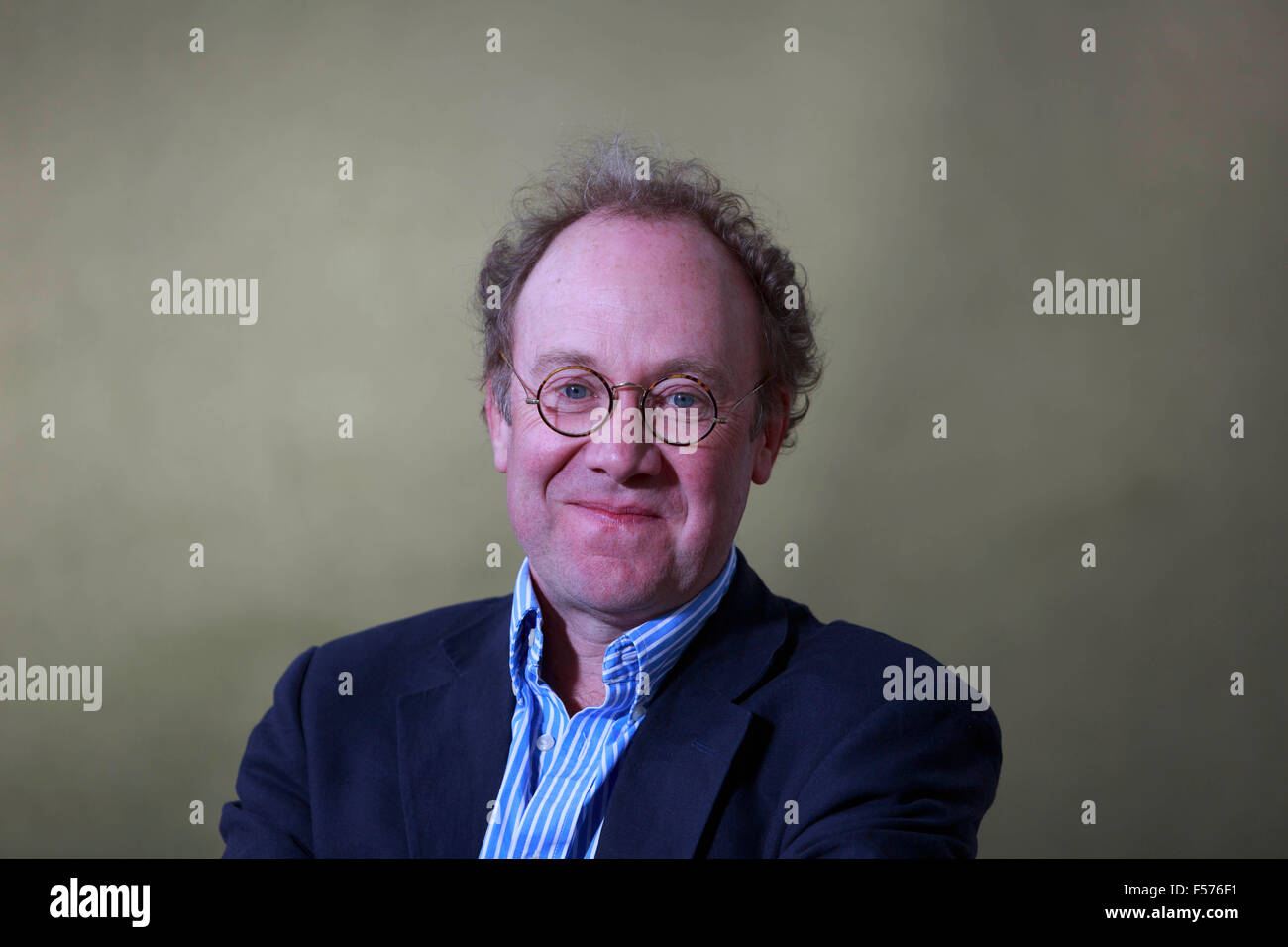 Ben Macintyre. Festival international du livre d'Édimbourg 2014 photos prises dans les jardins de Charlotte Square. Édimbourg. Pako Mera Banque D'Images