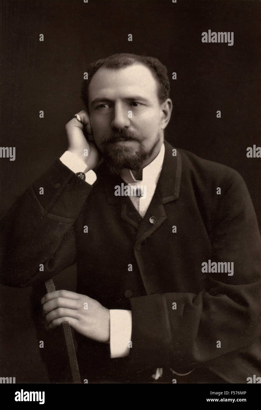 L'acteur français Adolphe Duchesne de l'Opéra-Comique Banque D'Images