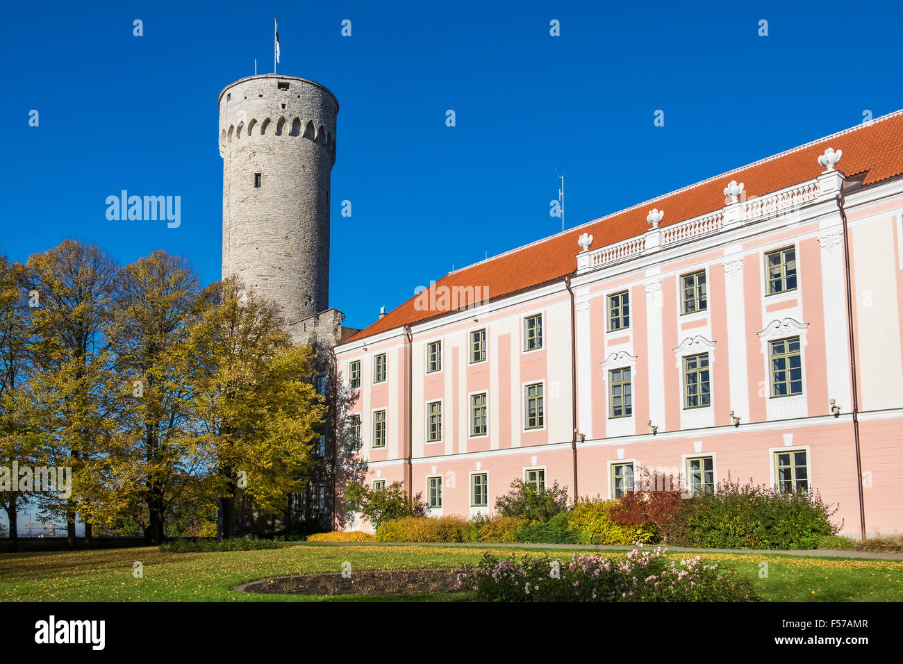 Jardin des gouverneurs. Tallinn, Estonie Banque D'Images