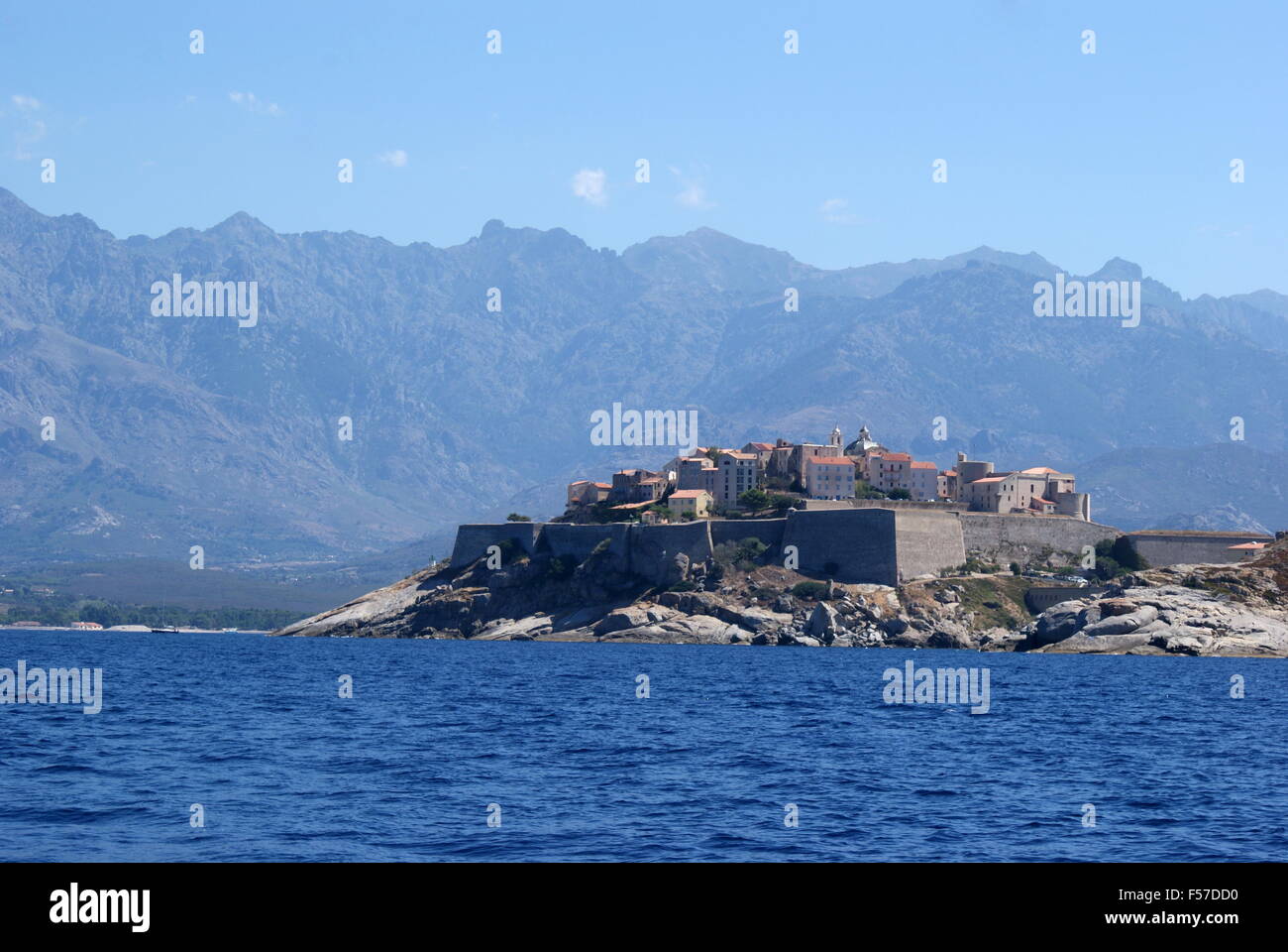 Citadelle de Calvi, Corse Banque D'Images