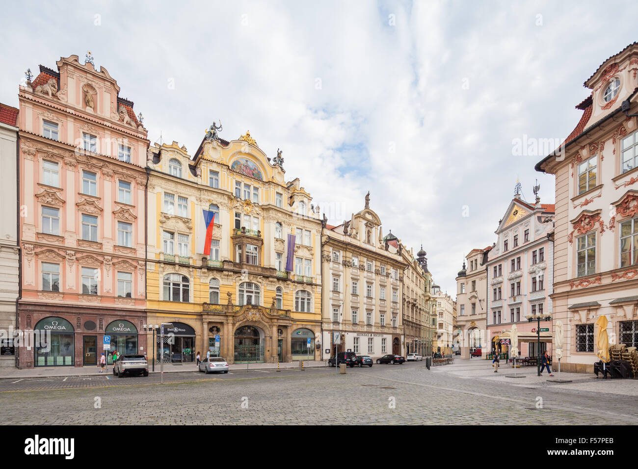 De beaux bâtiments à Prague Banque D'Images De beaux bâtiments à Prague Banque D'Images