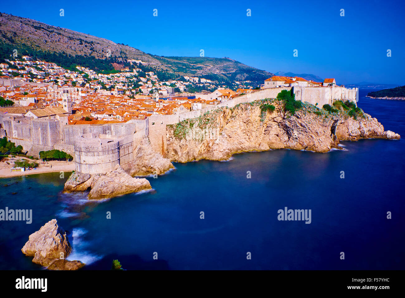 La Croatie, Istrie, Dubrovnik, centre historique, patrimoine mondial de l'UNESCO, vieille ville Banque D'Images