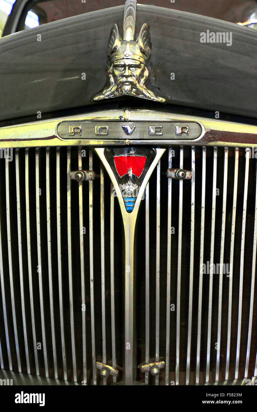 Rover 100 radiateur superbe détail et le style Viking proue Banque D'Images