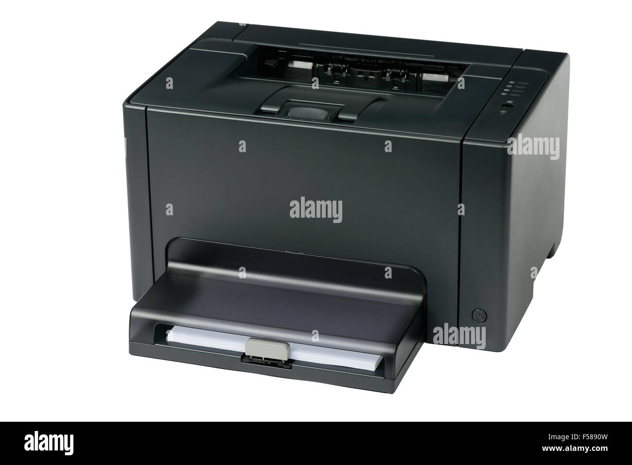 Imprimante laser couleur de type CMJN isolé sur fond blanc Photo Stock -  Alamy