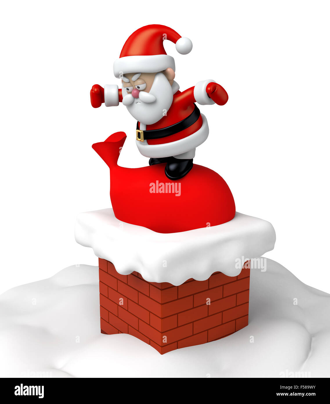 Le père Noël Banque D'Images
