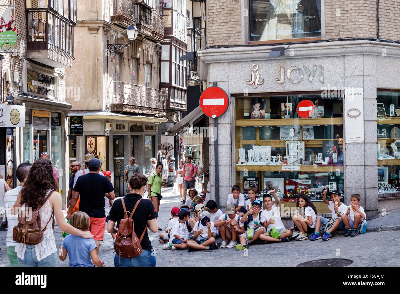 Tolède Espagne, Europe, Espagnol, hispanique hispanique Latins Latino Latinos, hispanophone, site du patrimoine mondial, quartier historique, Jovi, bijouterie, s Banque D'Images