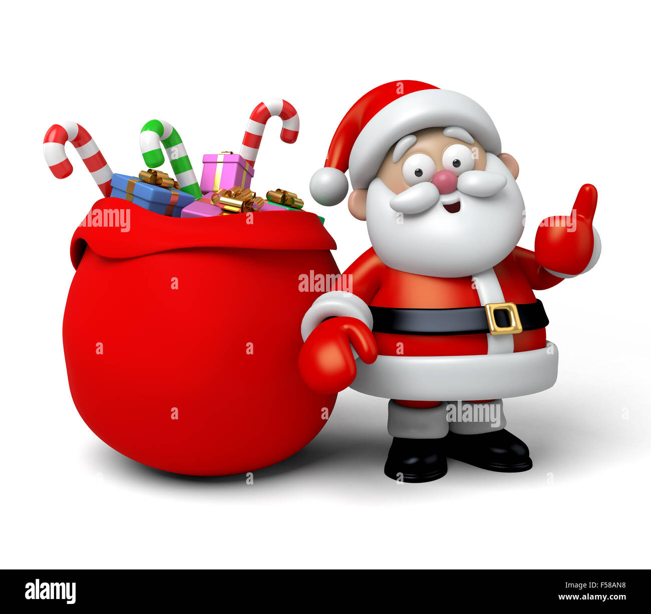 Le père Noël Banque D'Images