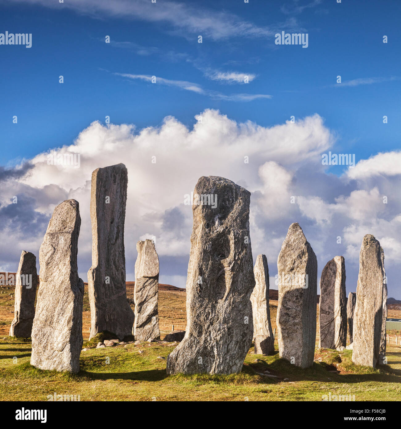 Stone Circle à Callanish, Isle Of Lewis, Western Isles, îles Hébrides, Ecosse, Royaume-Uni Banque D'Images