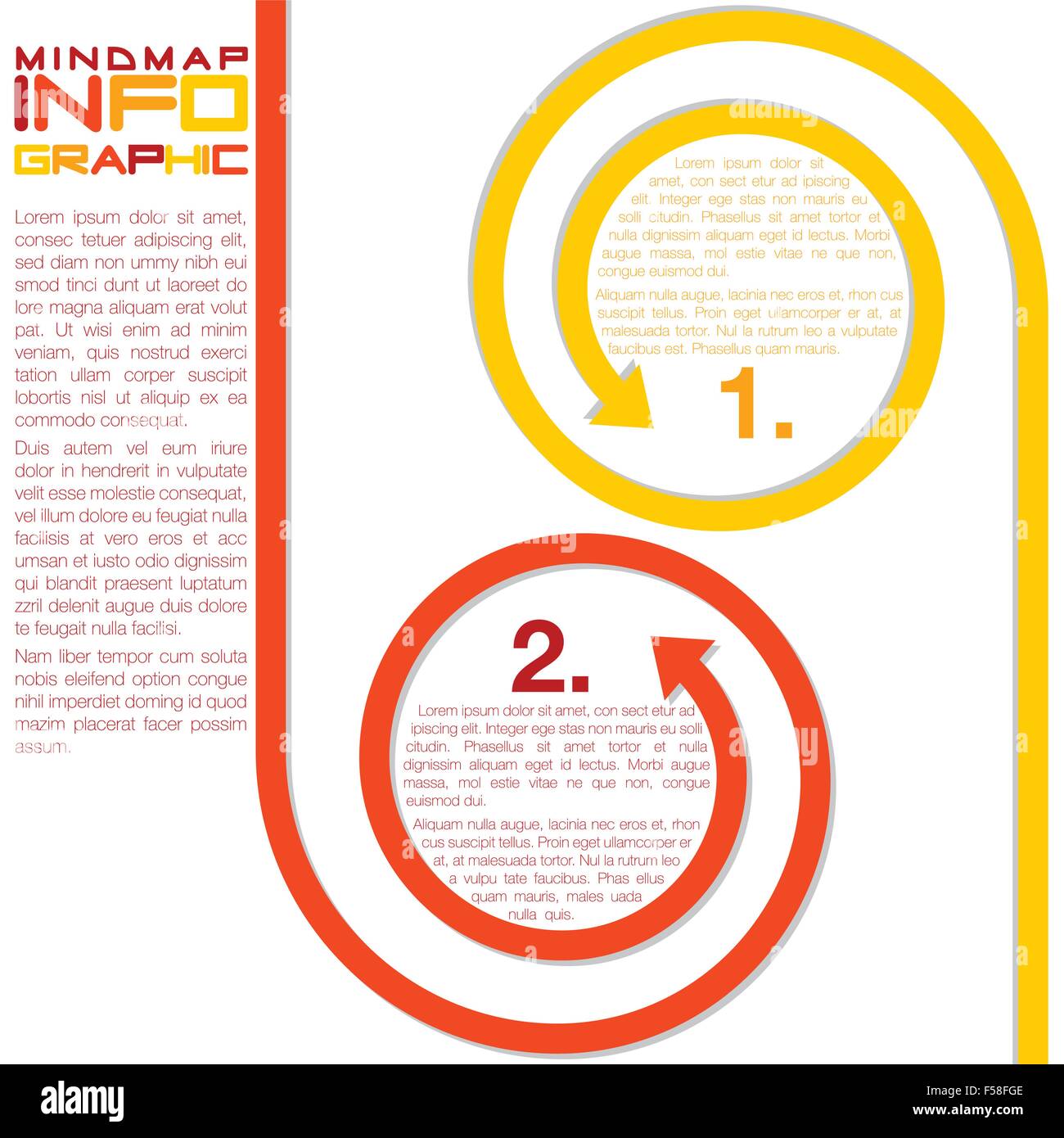 Flèches lumineuses infographie en format vectoriel. Illustration de Vecteur